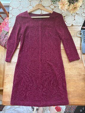 Trixx sparkly maroon dress